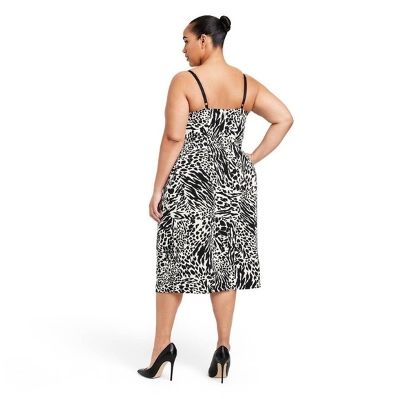 Sergio Hudson by Target Animal Print bustier midi dress - Picture 9 of 9